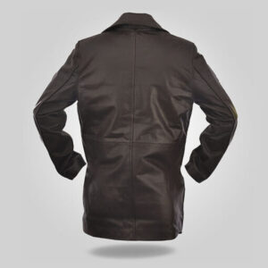 Men’s Charcoal Leather Jacket